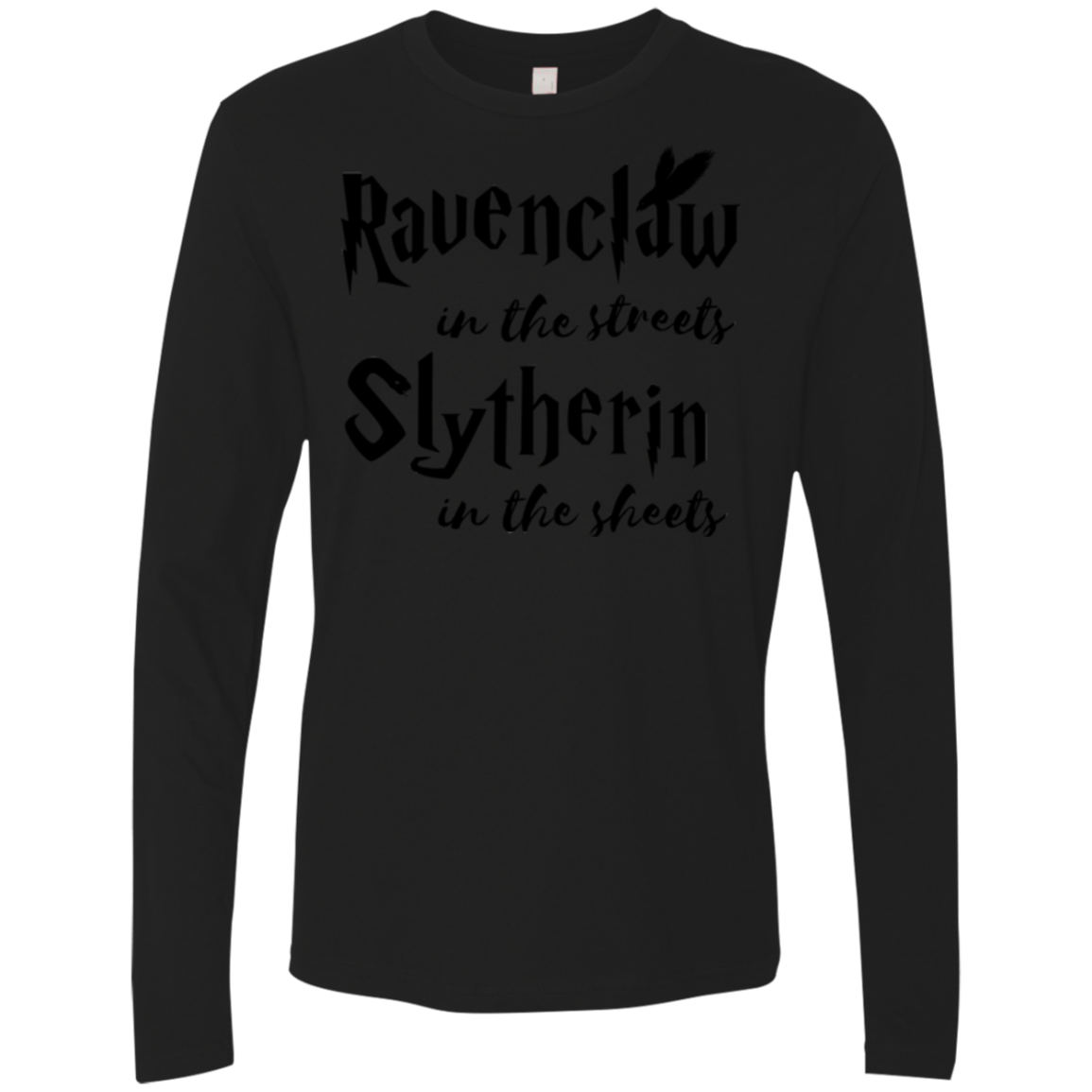 T-Shirts Black / Small Ravenclaw Streets Men's Premium Long Sleeve