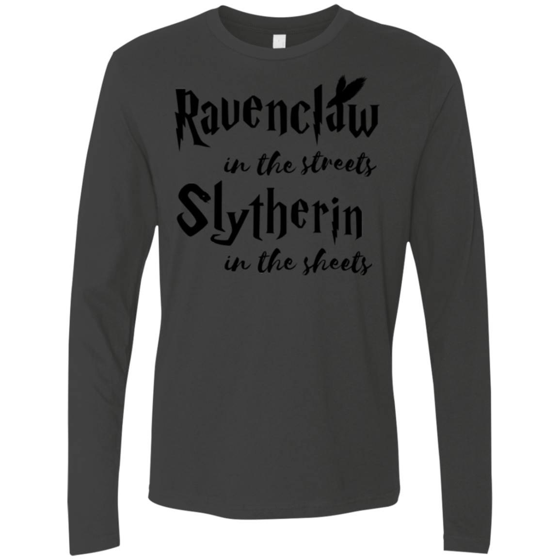 T-Shirts Heavy Metal / Small Ravenclaw Streets Men's Premium Long Sleeve