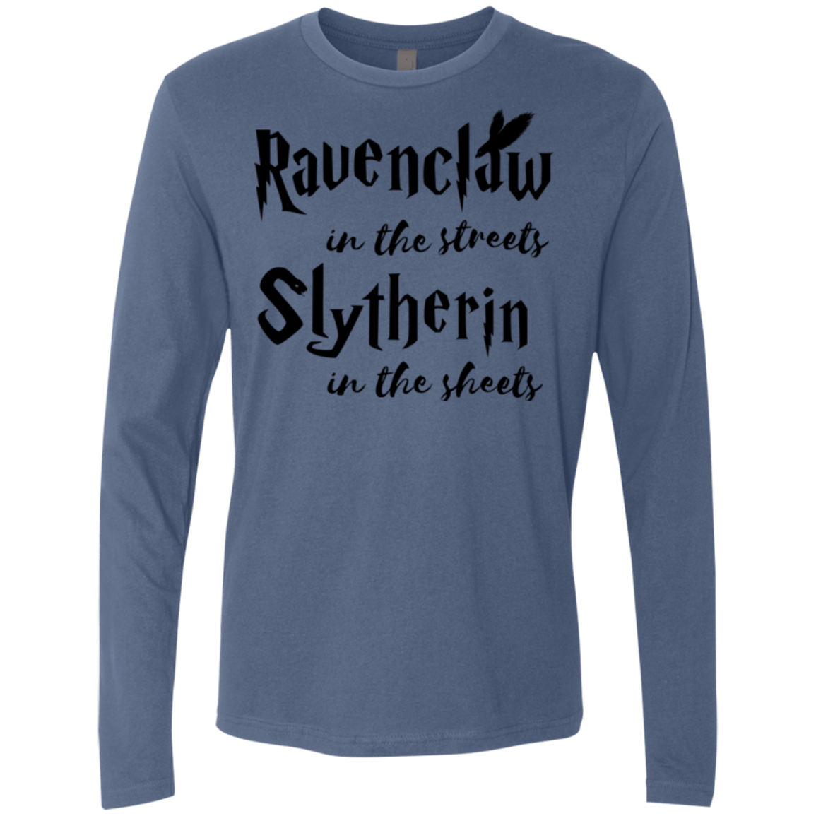 T-Shirts Indigo / Small Ravenclaw Streets Men's Premium Long Sleeve