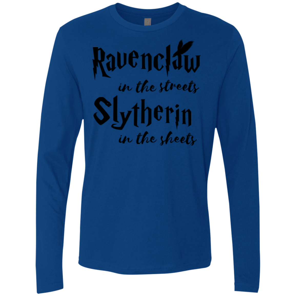 T-Shirts Royal / Small Ravenclaw Streets Men's Premium Long Sleeve