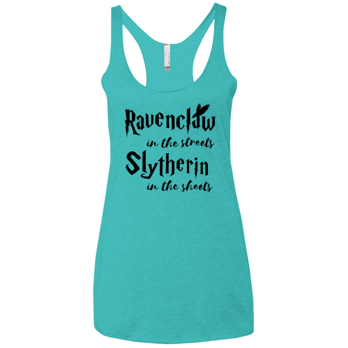 T-Shirts Tahiti Blue / X-Small Ravenclaw Streets Women's Triblend Racerback Tank