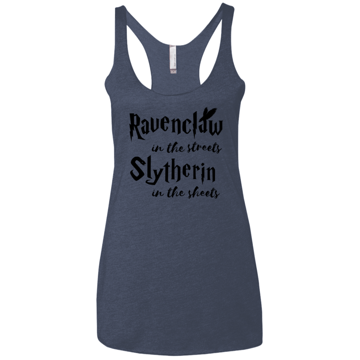 T-Shirts Vintage Navy / X-Small Ravenclaw Streets Women's Triblend Racerback Tank