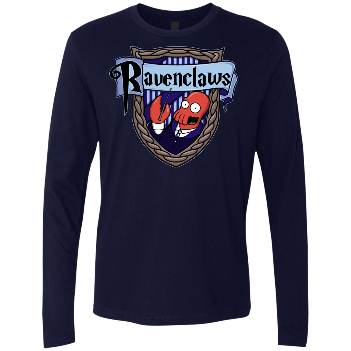 T-Shirts Midnight Navy / S Ravenclaws Men's Premium Long Sleeve