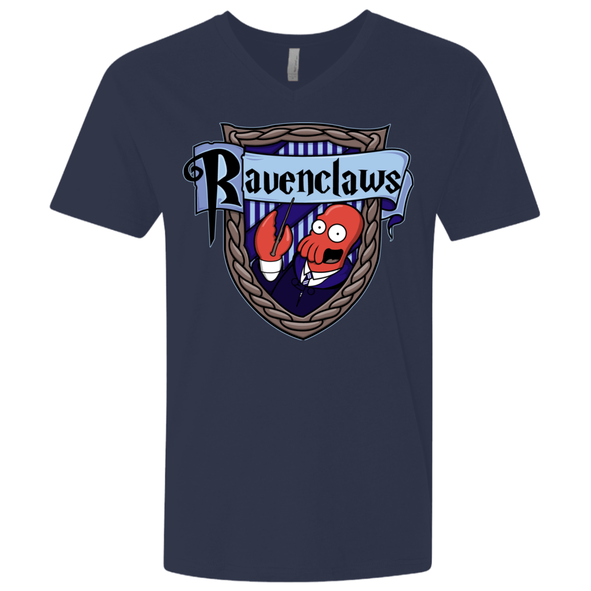 T-Shirts Midnight Navy / X-Small Ravenclaws Men's Premium V-Neck
