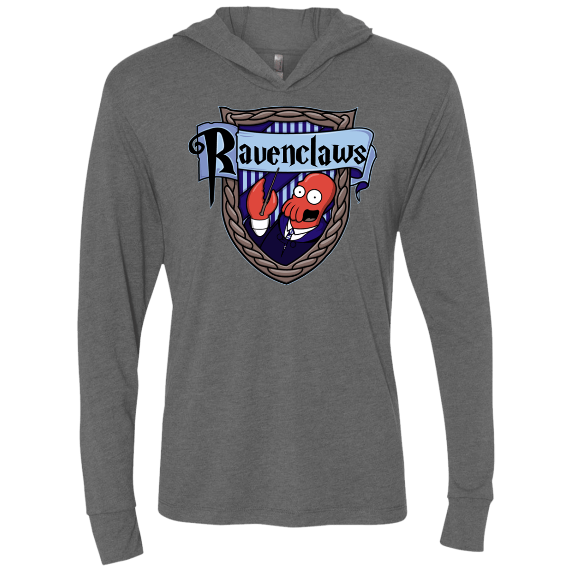 T-Shirts Premium Heather / X-Small Ravenclaws Triblend Long Sleeve Hoodie Tee