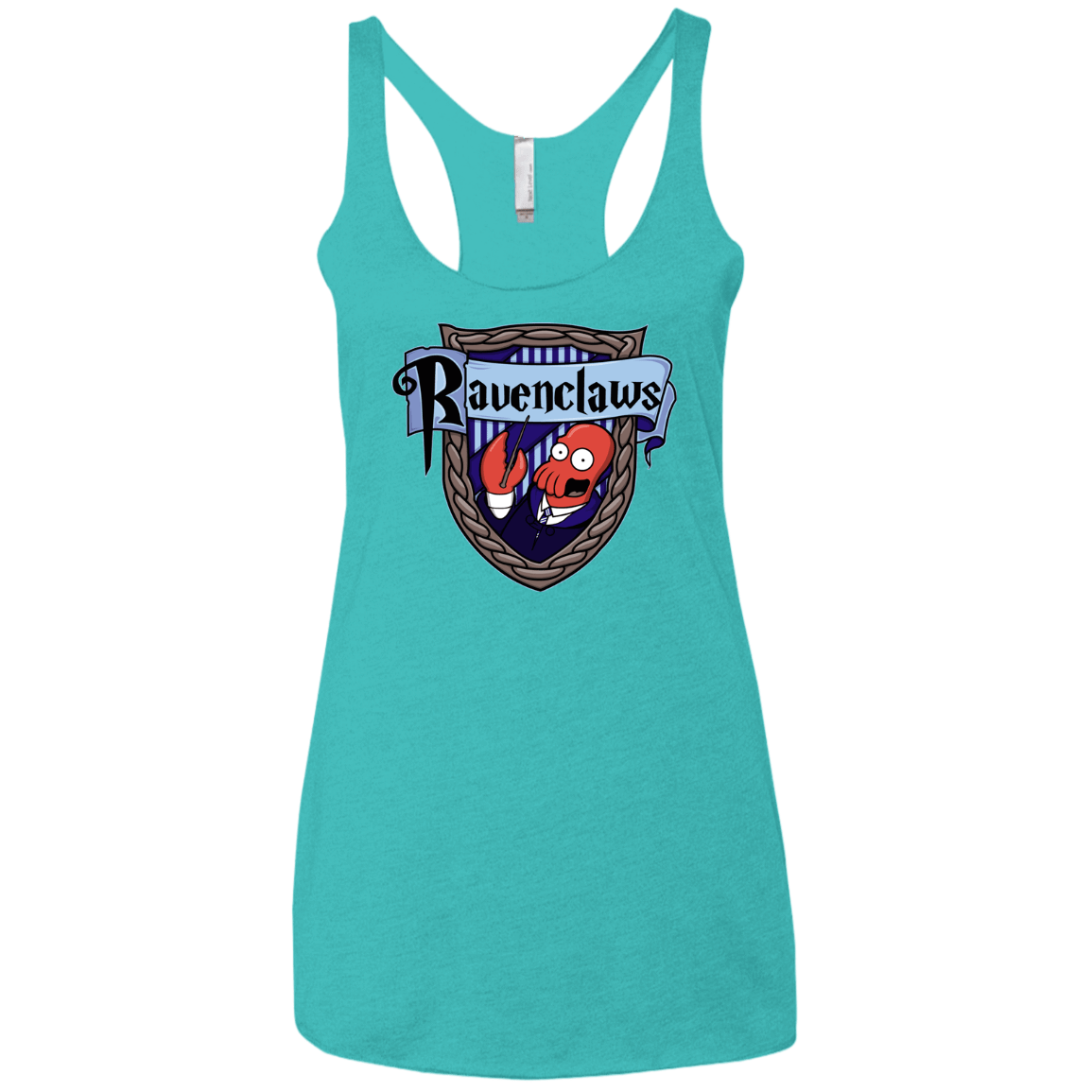 T-Shirts Tahiti Blue / X-Small Ravenclaws Women's Triblend Racerback Tank