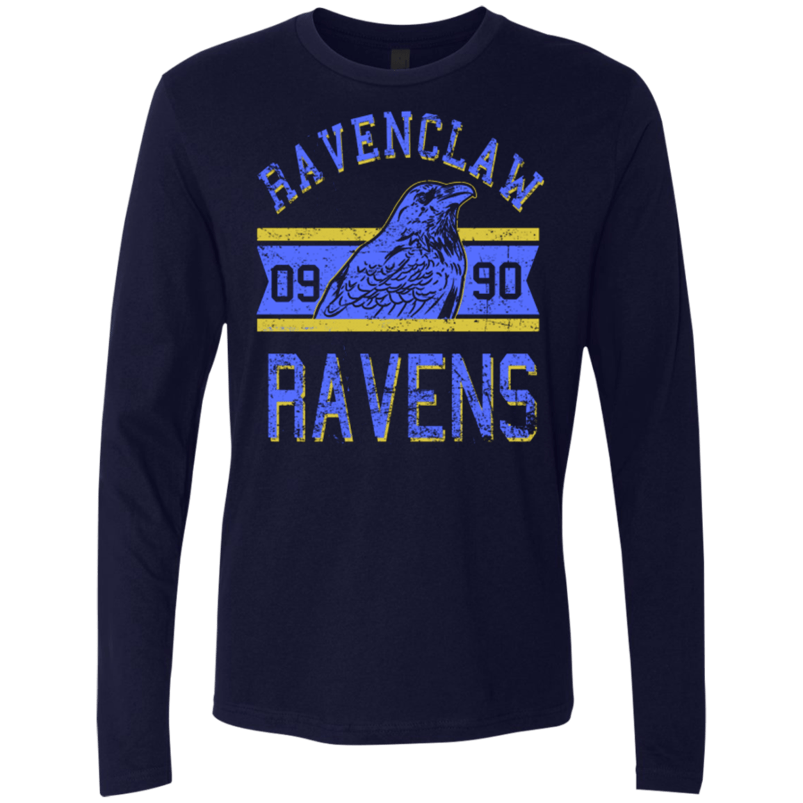 T-Shirts Midnight Navy / Small Ravens Men's Premium Long Sleeve