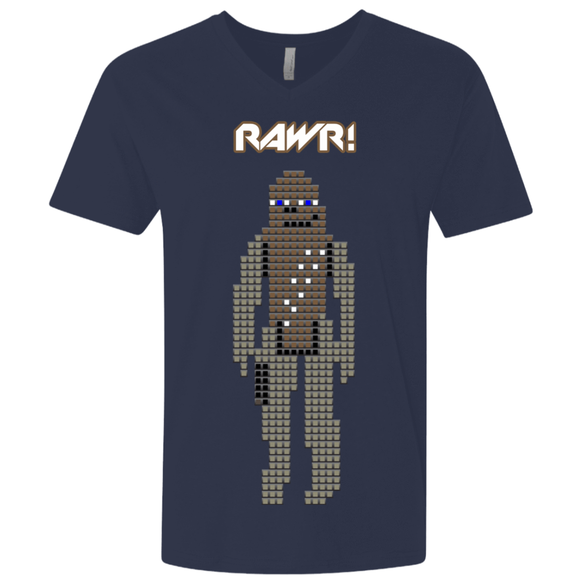 T-Shirts Midnight Navy / X-Small Rawr Men's Premium V-Neck