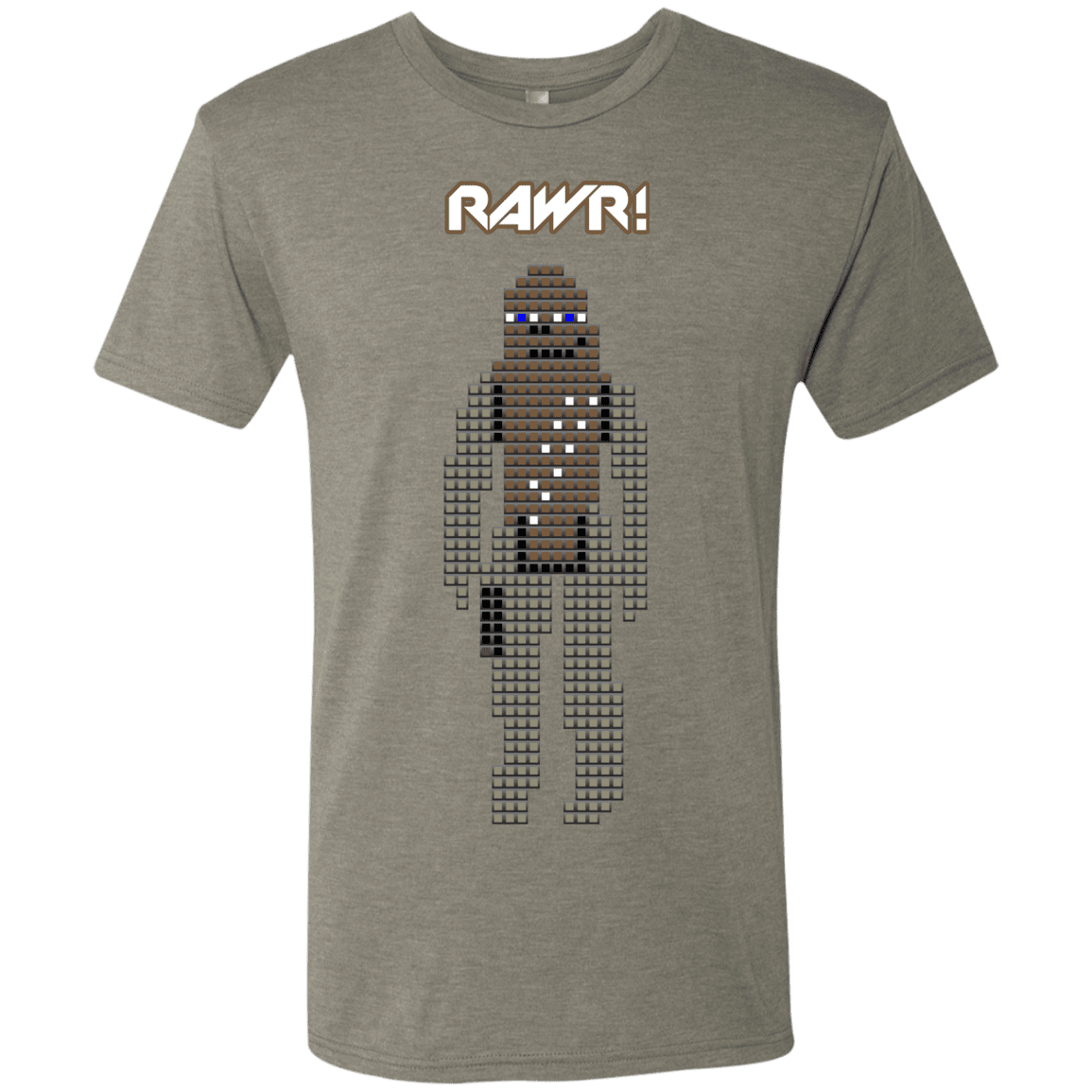 T-Shirts Venetian Grey / S Rawr Men's Triblend T-Shirt