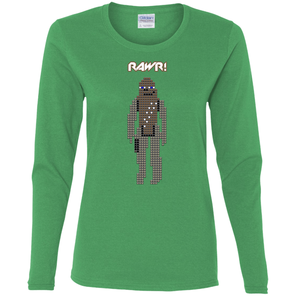 T-Shirts Irish Green / S Rawr Women's Long Sleeve T-Shirt