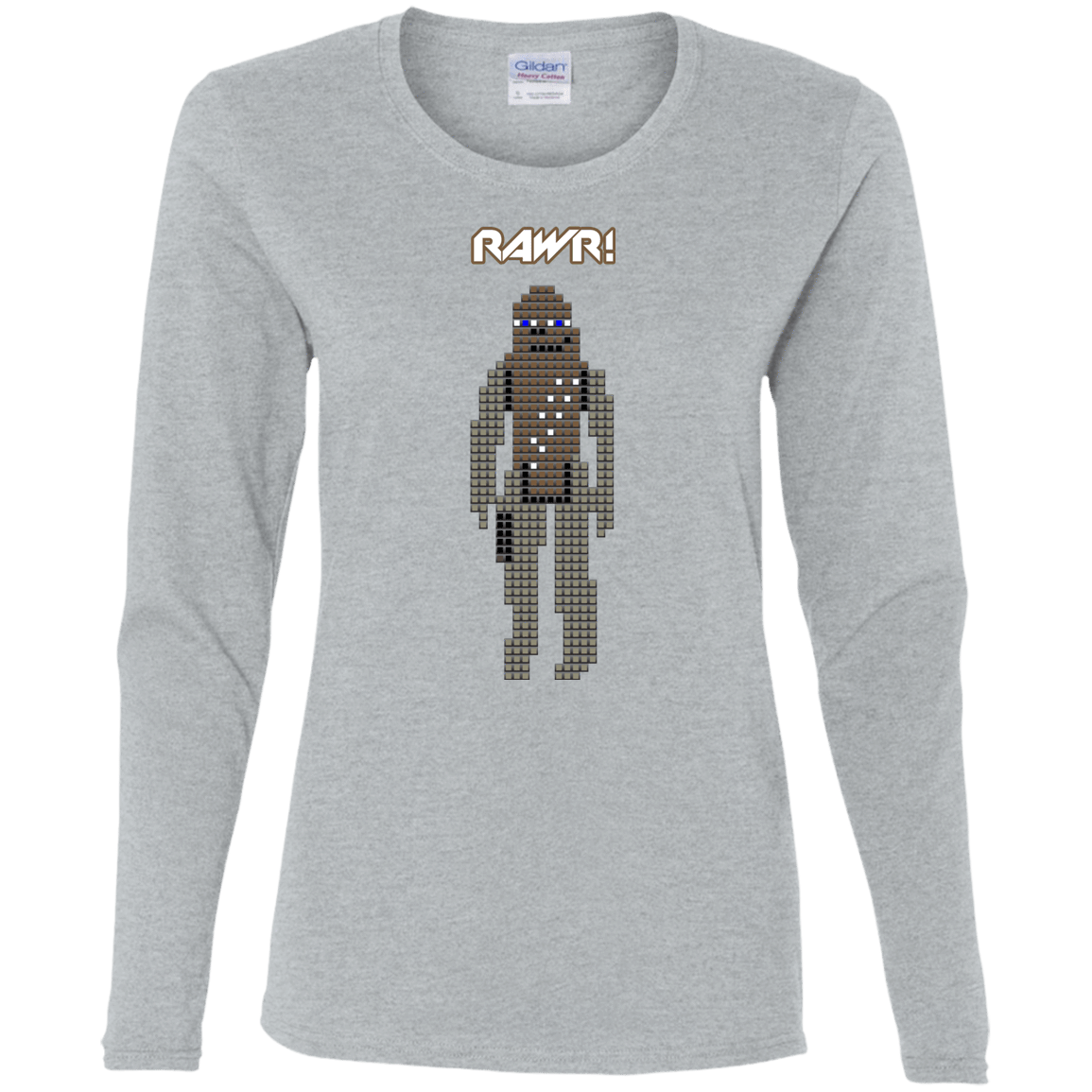 T-Shirts Sport Grey / S Rawr Women's Long Sleeve T-Shirt