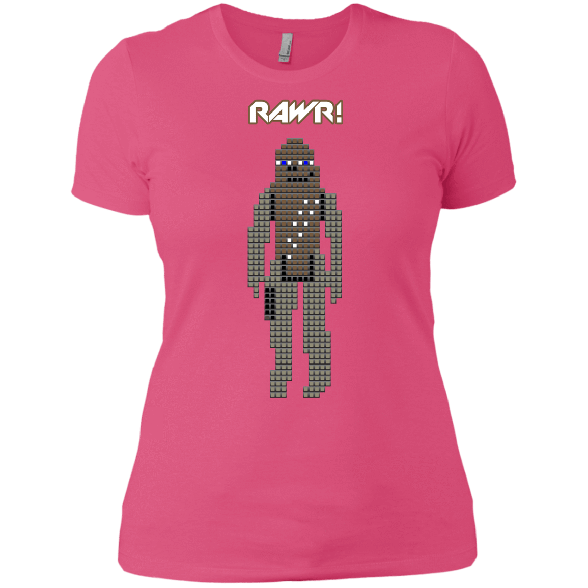 T-Shirts Hot Pink / X-Small Rawr Women's Premium T-Shirt
