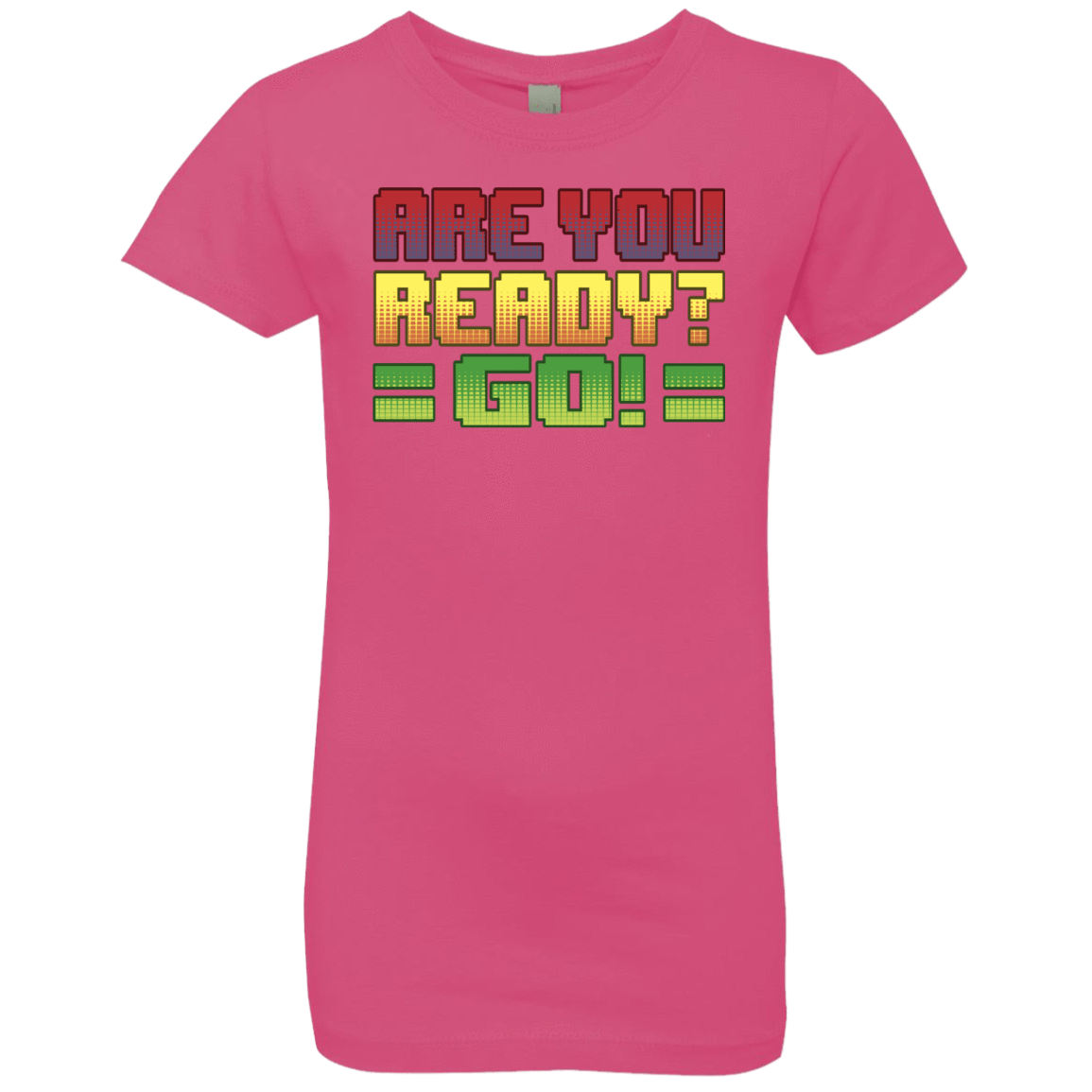 T-Shirts Hot Pink / YXS Ready Girls Premium T-Shirt