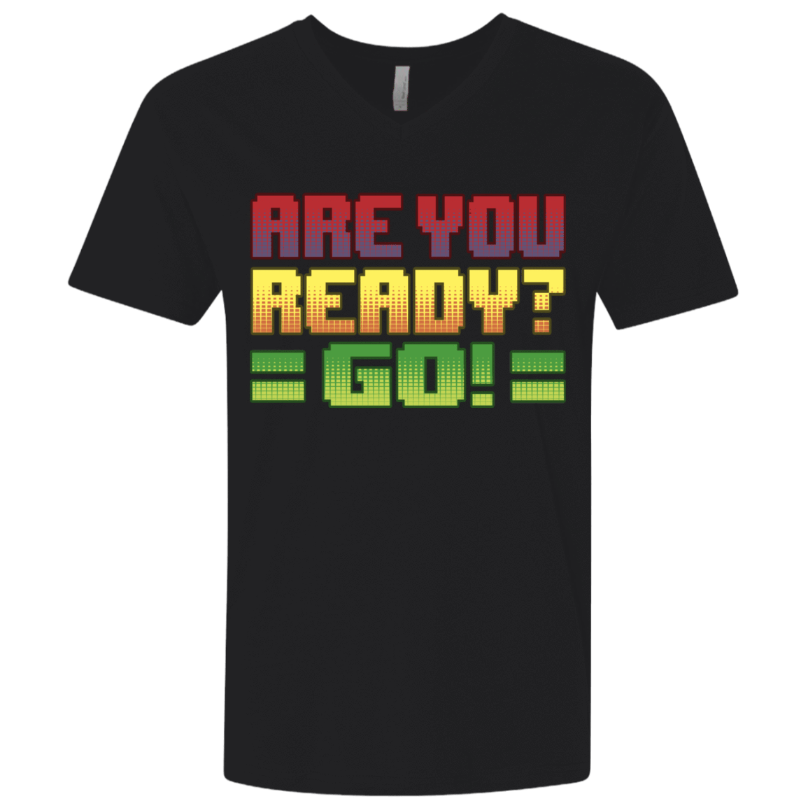 T-Shirts Black / X-Small Ready Men's Premium V-Neck