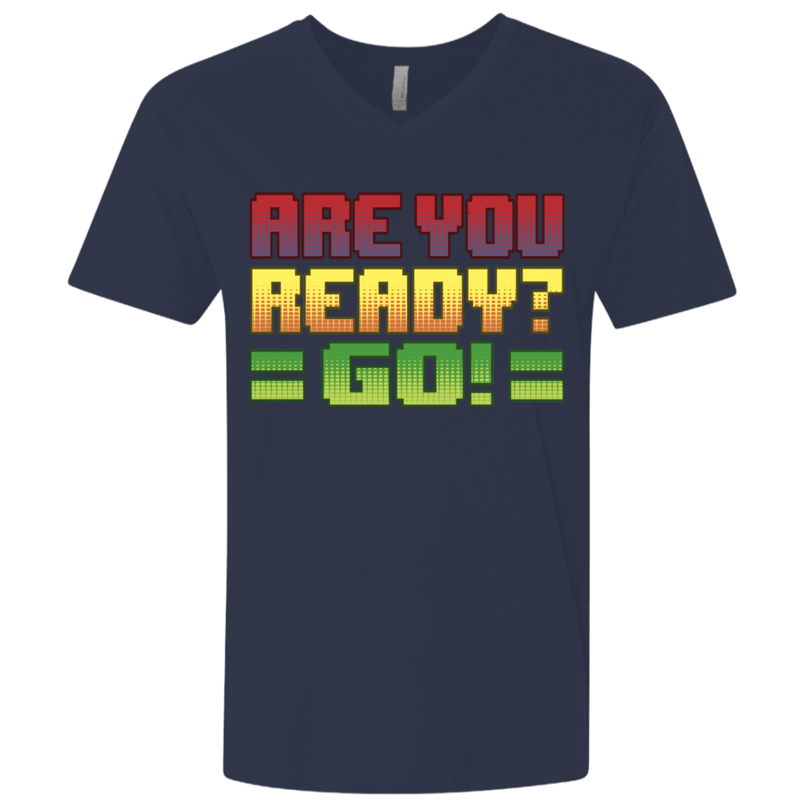 T-Shirts Midnight Navy / X-Small Ready Men's Premium V-Neck