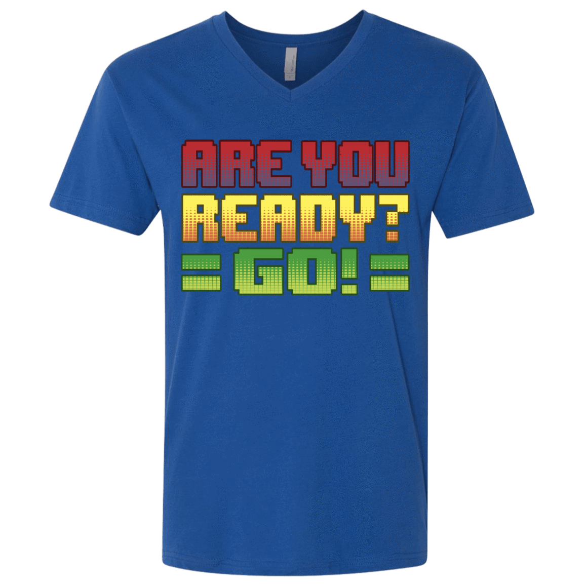 T-Shirts Royal / X-Small Ready Men's Premium V-Neck