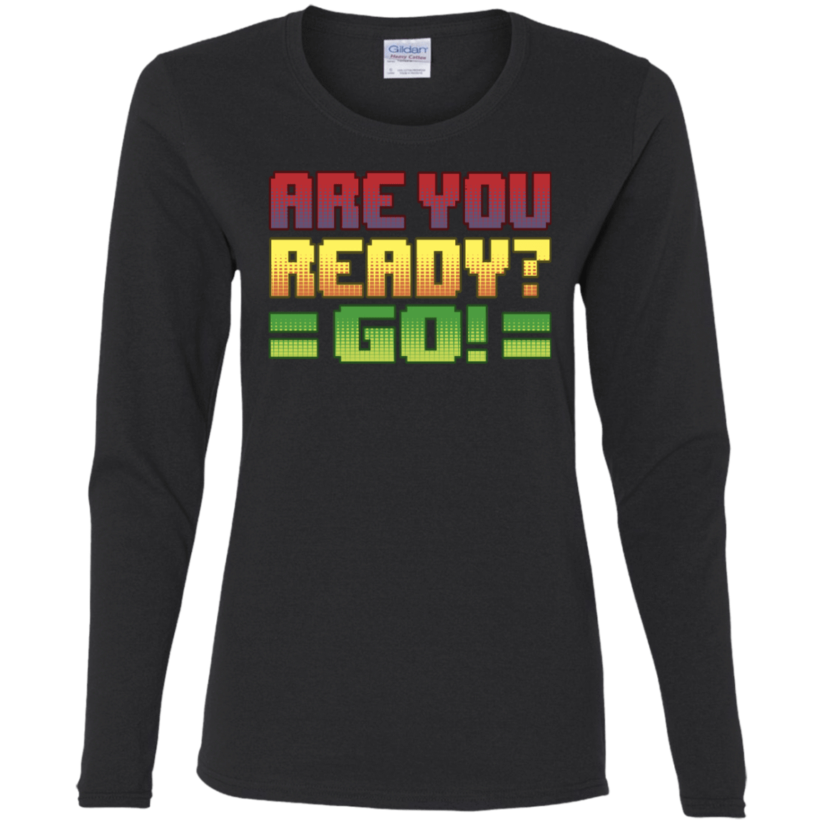 T-Shirts Black / S Ready Women's Long Sleeve T-Shirt