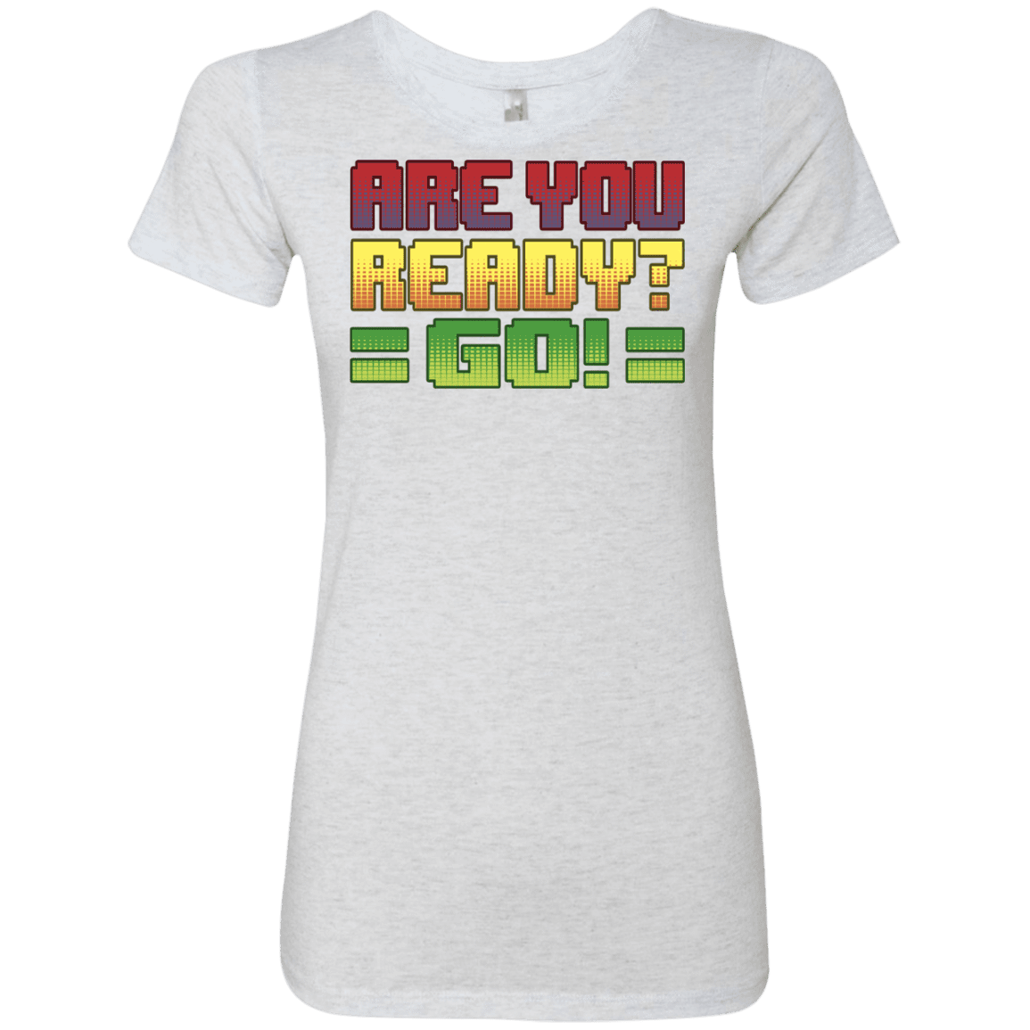 T-Shirts Heather White / S Ready Women's Triblend T-Shirt