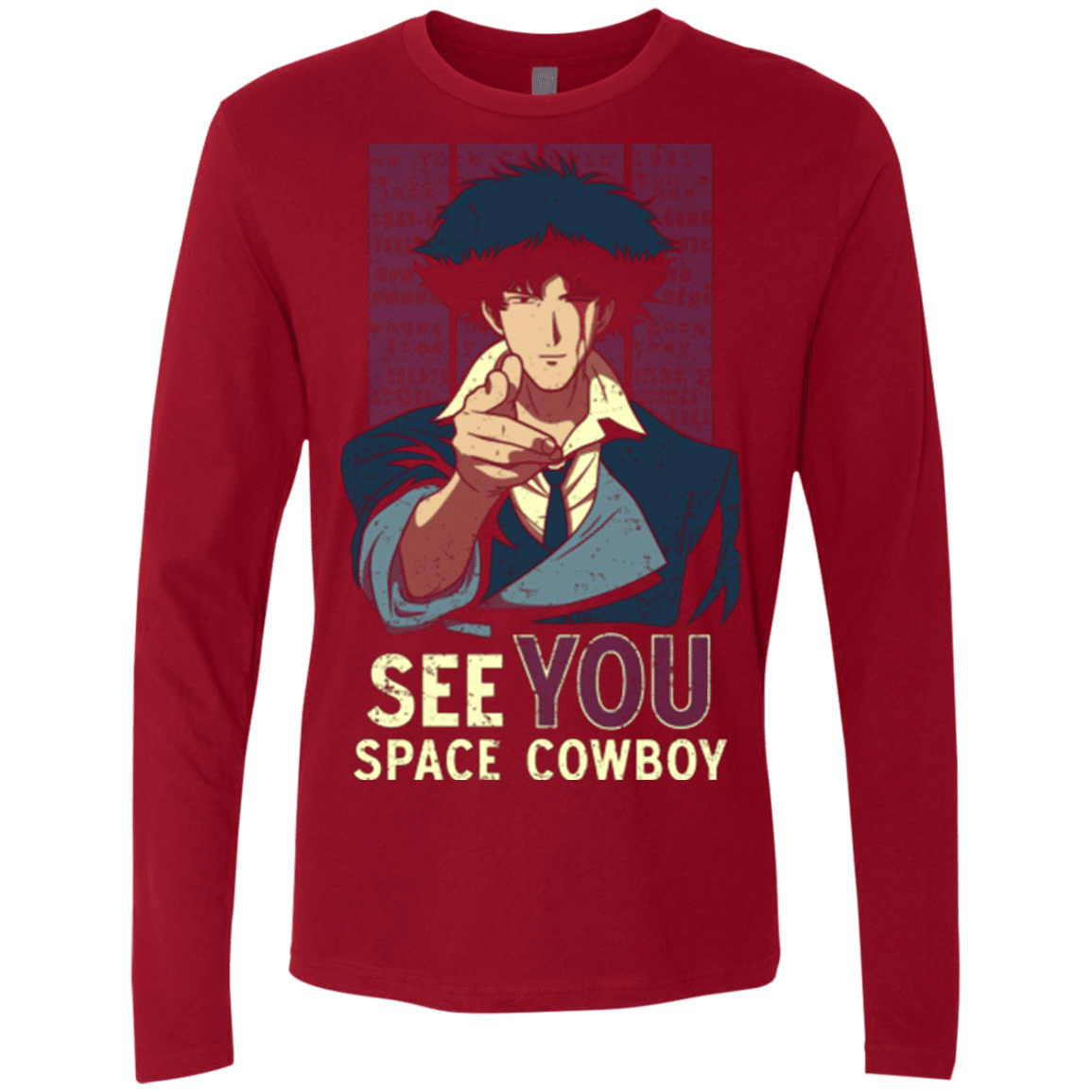 T-Shirts Cardinal / Small Real Folk Blues Men's Premium Long Sleeve