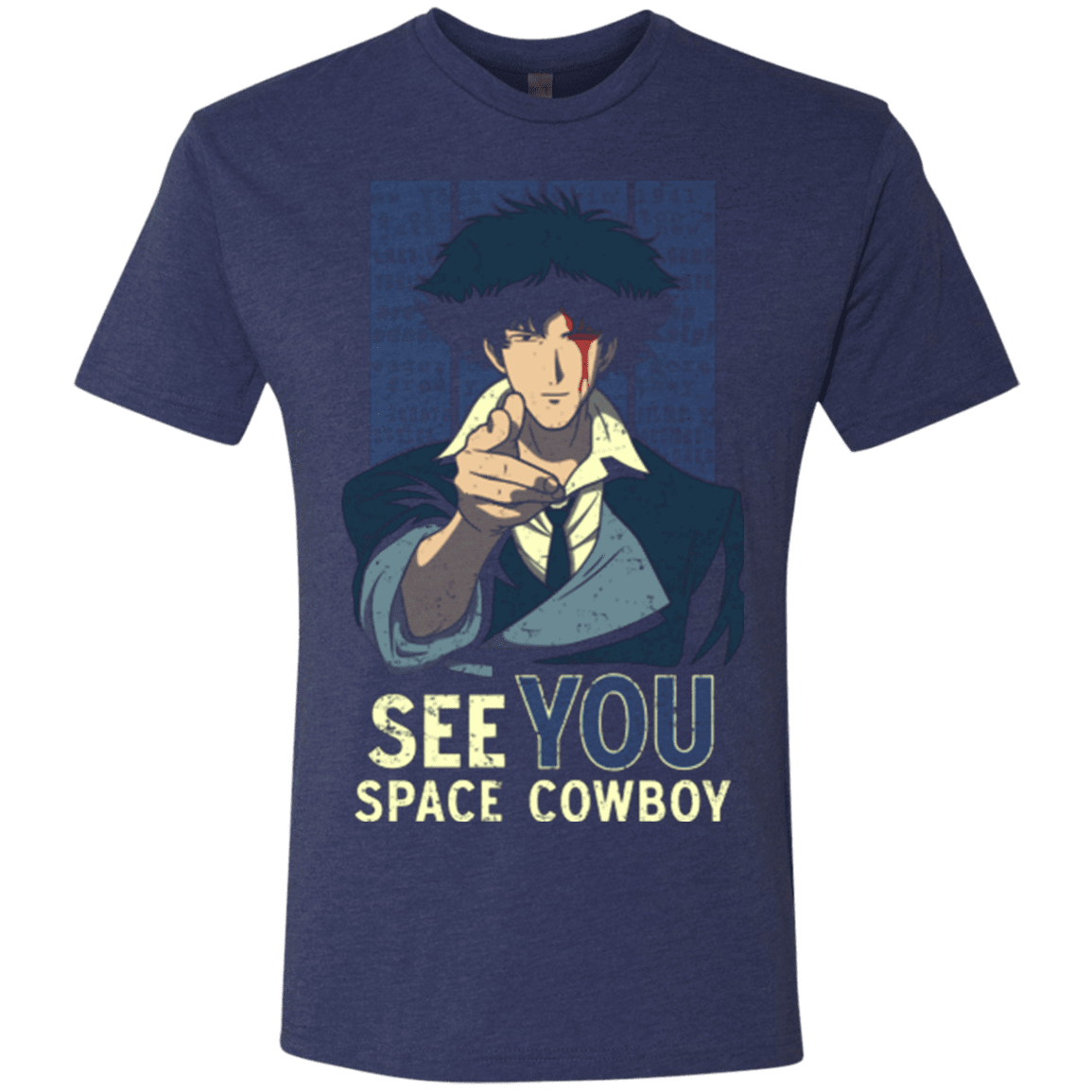 T-Shirts Vintage Navy / Small Real Folk Blues Men's Triblend T-Shirt