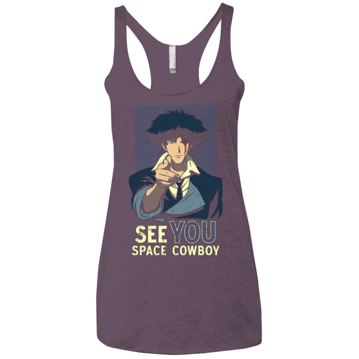 T-Shirts Vintage Purple / X-Small Real Folk Blues Women's Triblend Racerback Tank