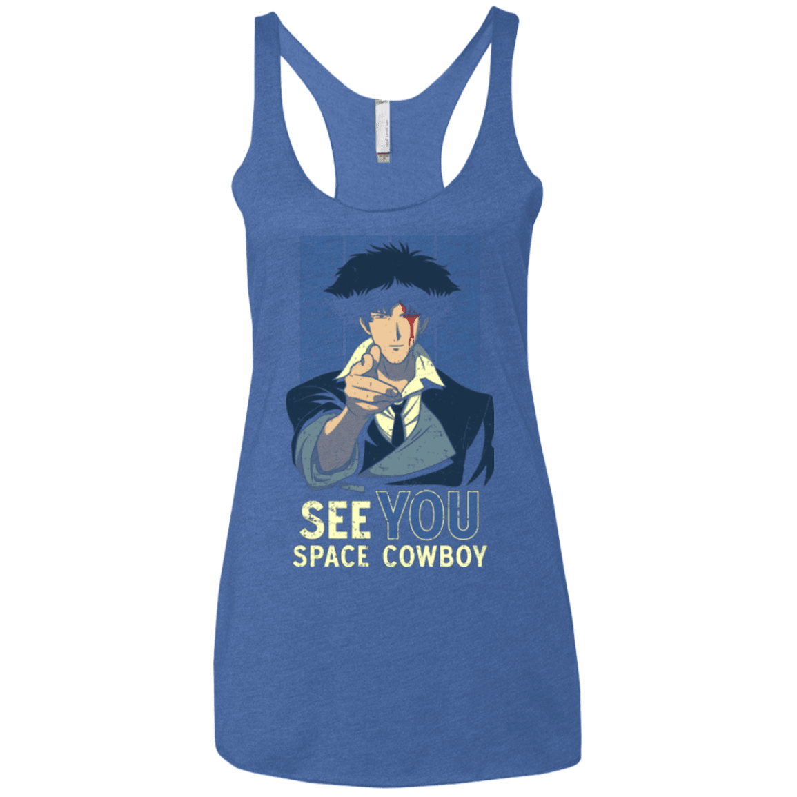 T-Shirts Vintage Royal / X-Small Real Folk Blues Women's Triblend Racerback Tank