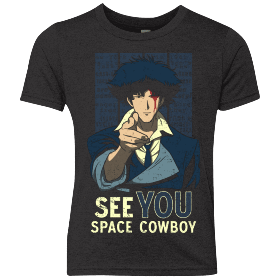 T-Shirts Vintage Black / YXS Real Folk Blues Youth Triblend T-Shirt