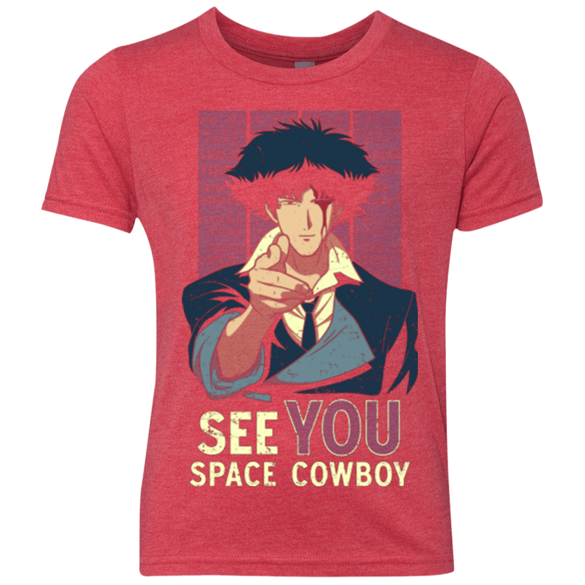 T-Shirts Vintage Red / YXS Real Folk Blues Youth Triblend T-Shirt