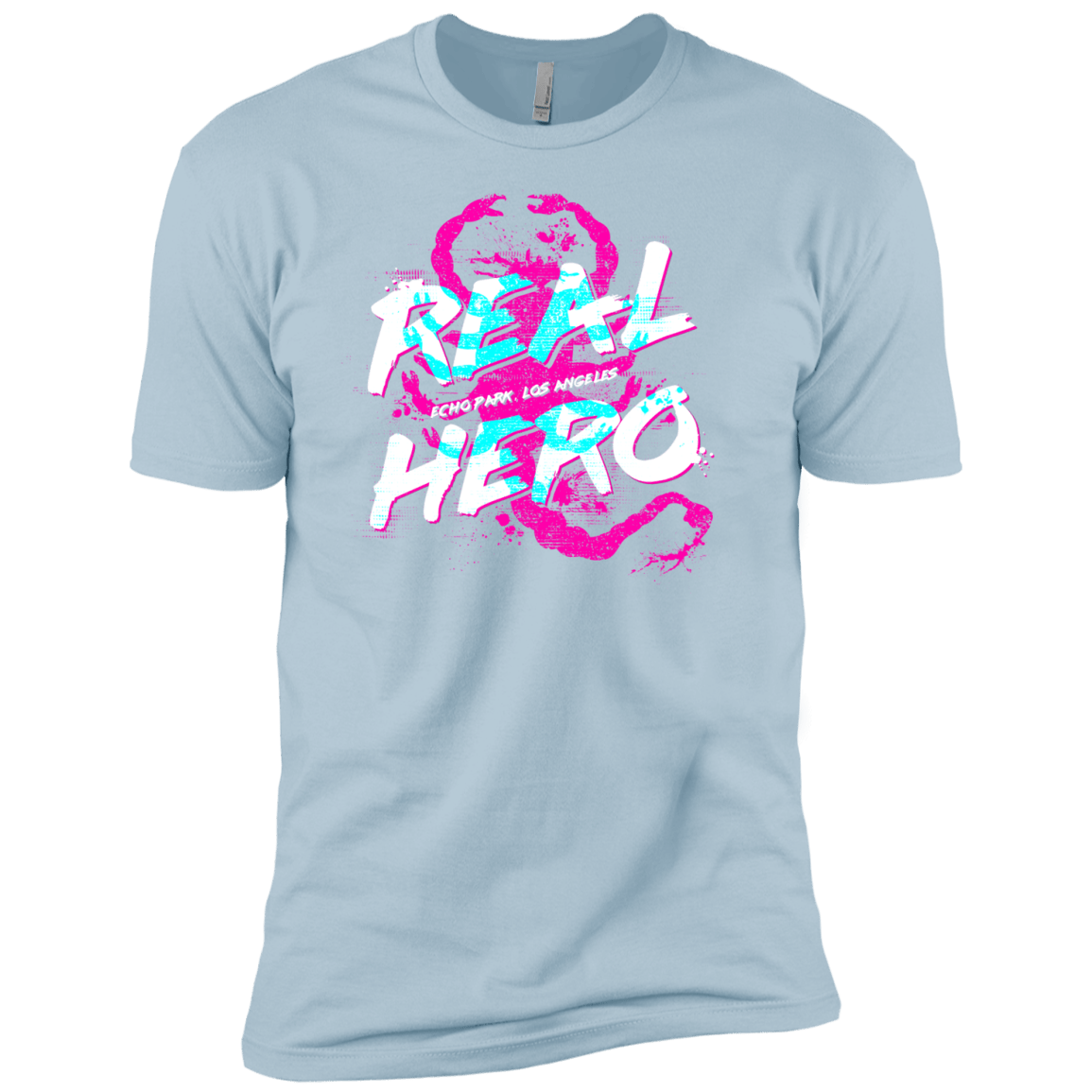 T-Shirts Light Blue / YXS Real Hero Boys Premium T-Shirt