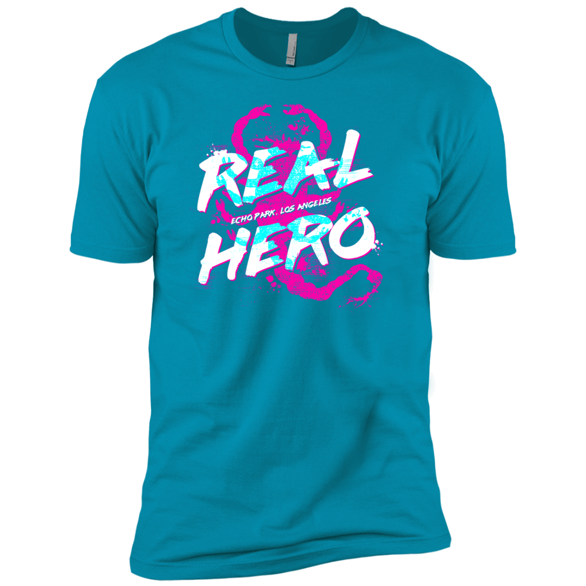 T-Shirts Turquoise / YXS Real Hero Boys Premium T-Shirt