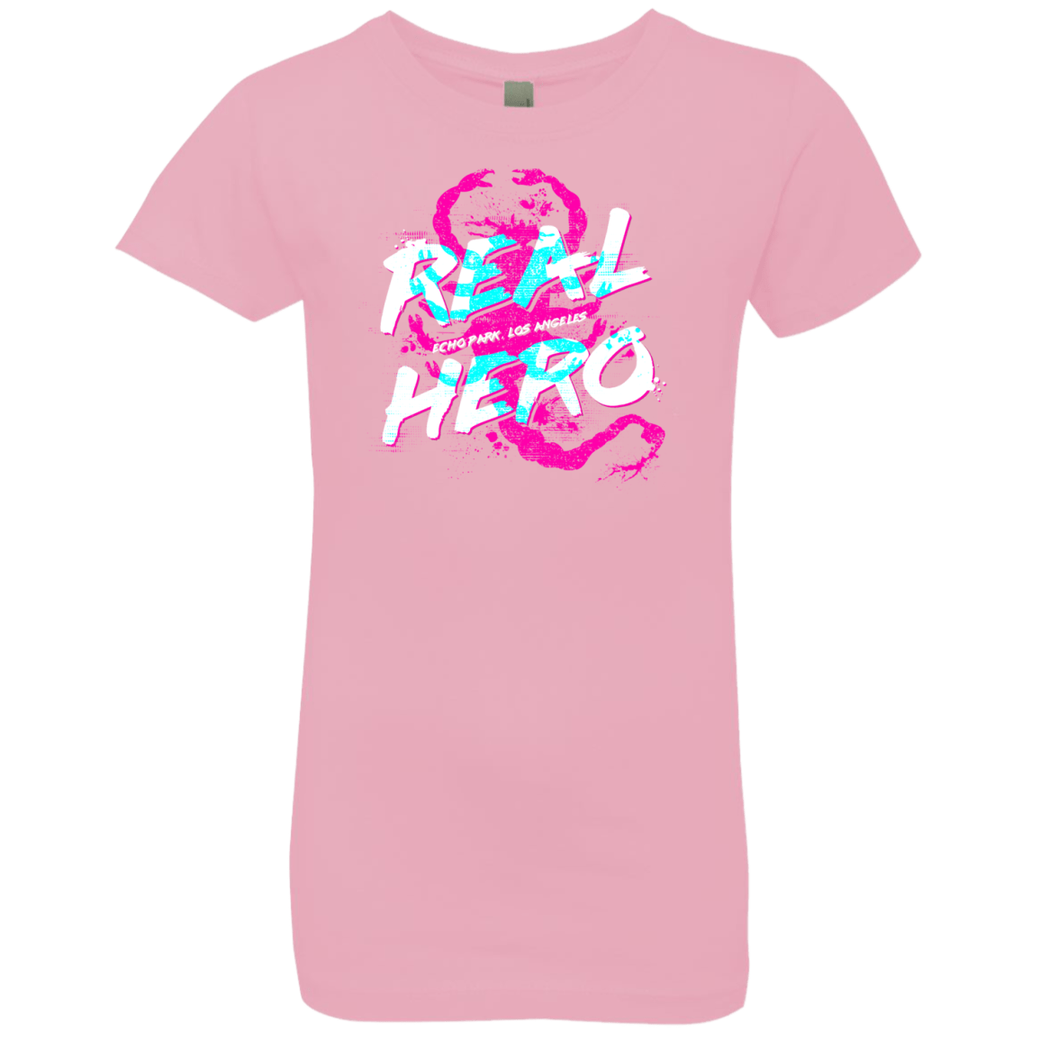 T-Shirts Light Pink / YXS Real Hero Girls Premium T-Shirt
