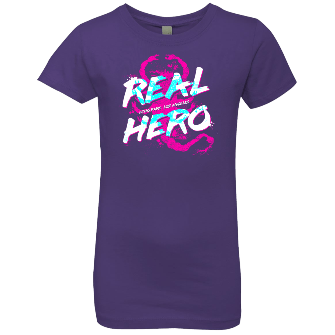 T-Shirts Purple Rush / YXS Real Hero Girls Premium T-Shirt