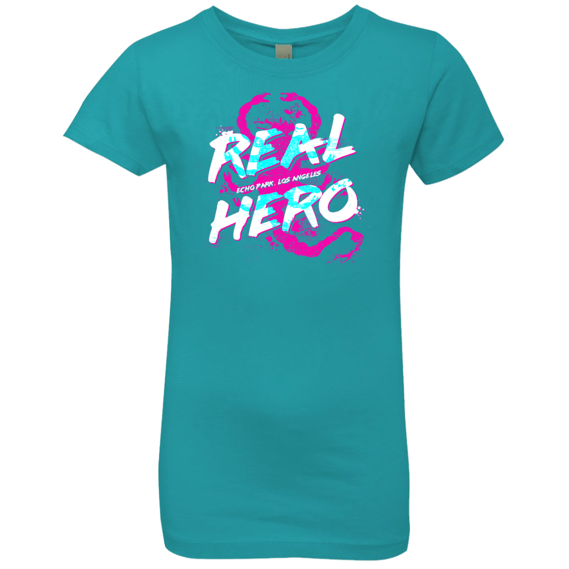 T-Shirts Tahiti Blue / YXS Real Hero Girls Premium T-Shirt