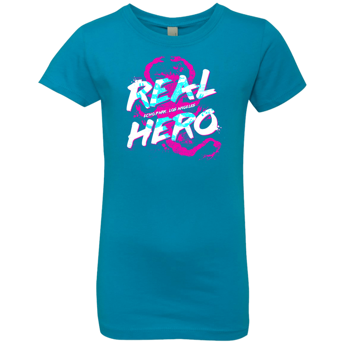 T-Shirts Turquoise / YXS Real Hero Girls Premium T-Shirt