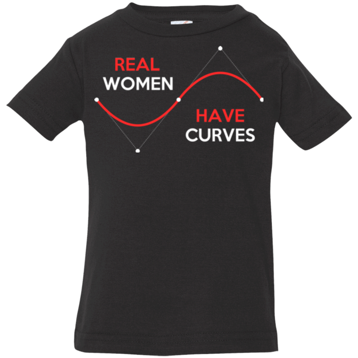 T-Shirts Black / 6 Months Real Women Infant Premium T-Shirt