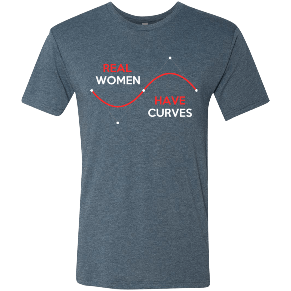 T-Shirts Indigo / Small Real Women Men's Triblend T-Shirt