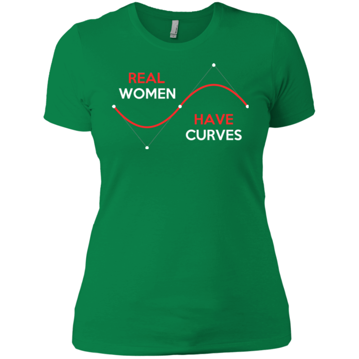 T-Shirts Kelly Green / X-Small Real Women Women's Premium T-Shirt