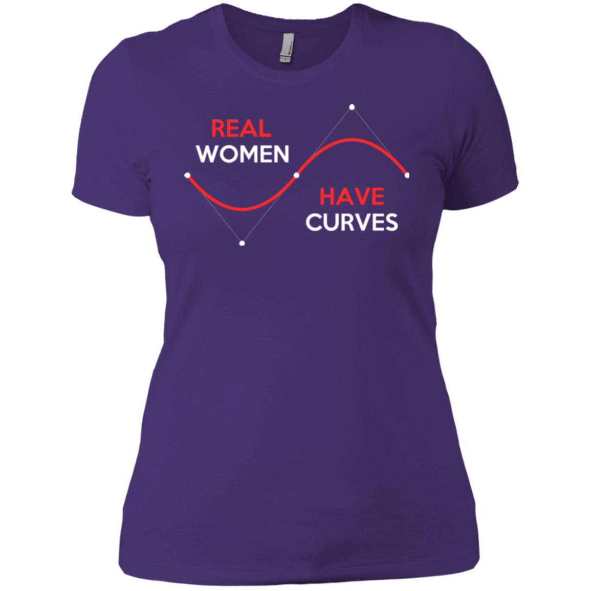 T-Shirts Purple / X-Small Real Women Women's Premium T-Shirt
