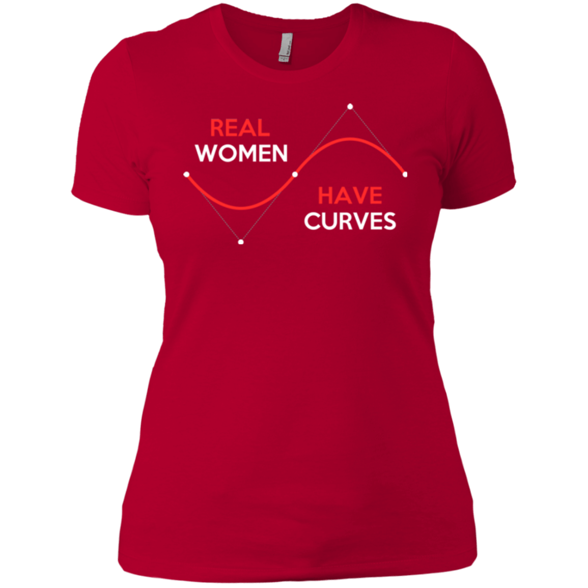 T-Shirts Red / X-Small Real Women Women's Premium T-Shirt