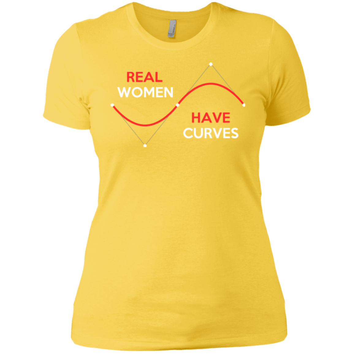 T-Shirts Vibrant Yellow / X-Small Real Women Women's Premium T-Shirt