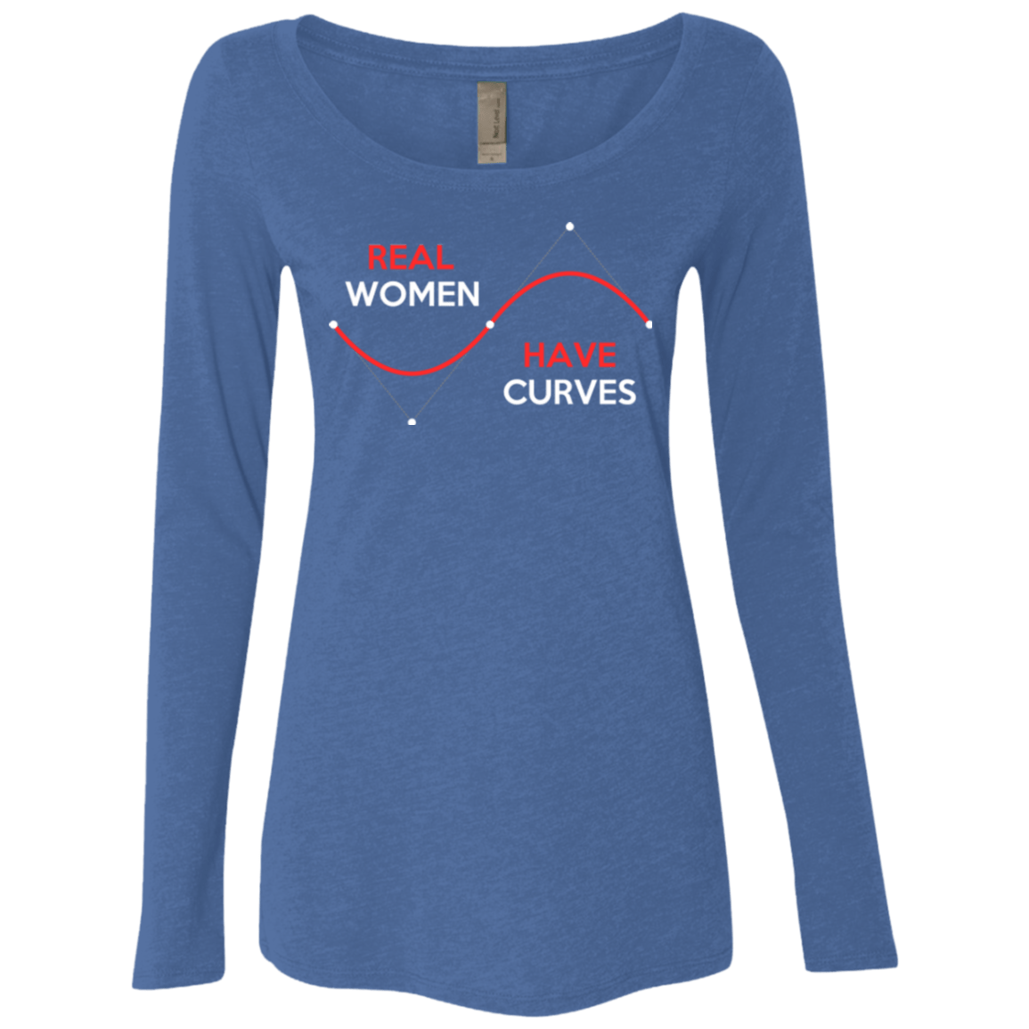 T-Shirts Vintage Royal / Small Real Women Women's Triblend Long Sleeve Shirt