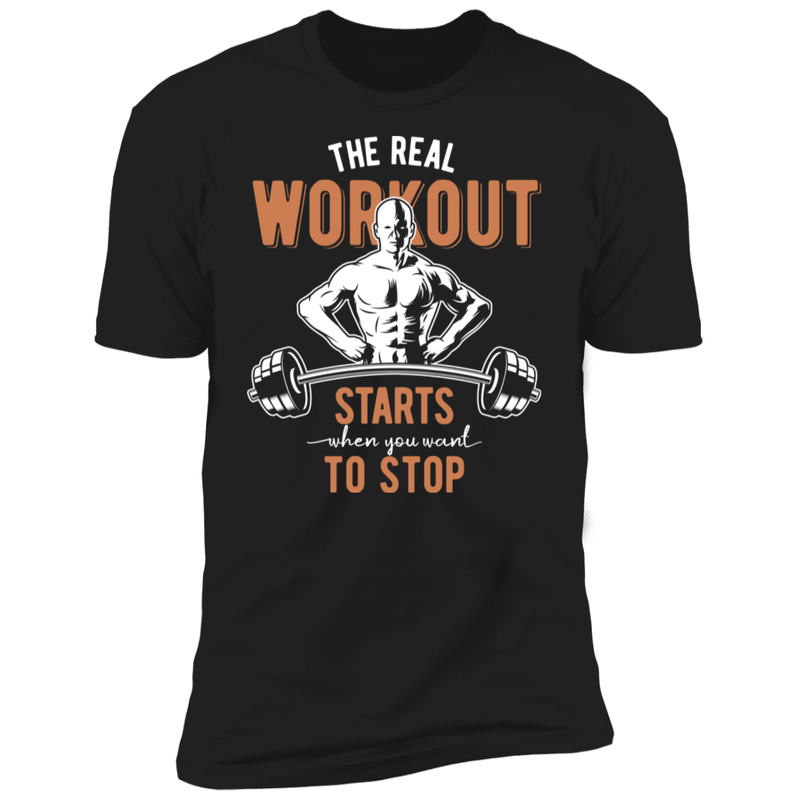 T-Shirts Black / X-Small Real Workout Men's Premium T-Shirt