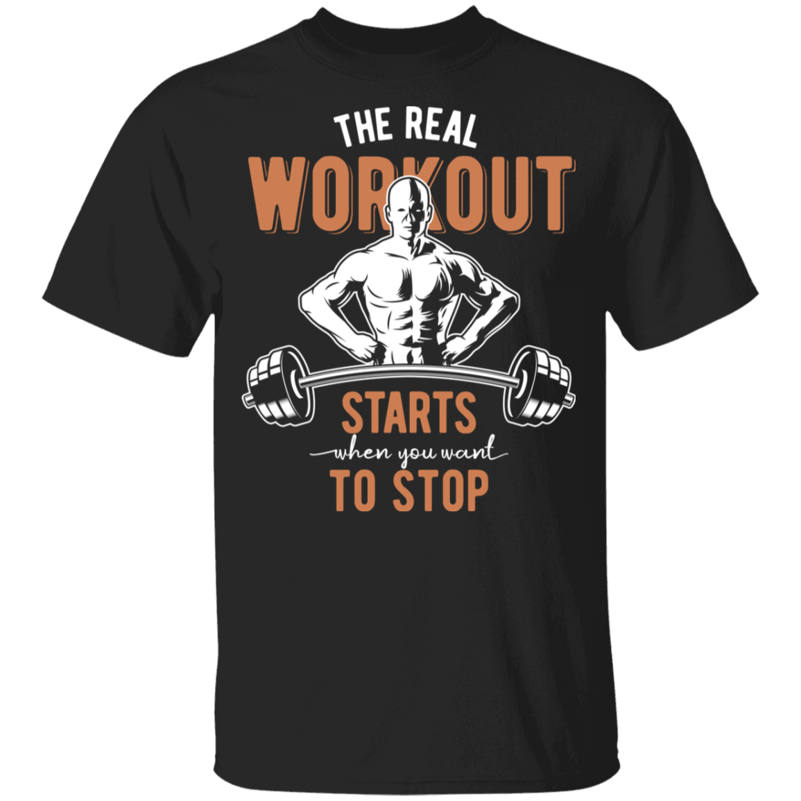 T-Shirts Black / YXS Real Workout Youth T-Shirt