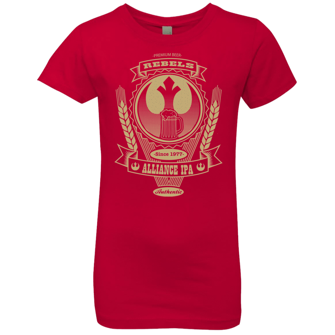T-Shirts Red / YXS Rebel Alliance IPA Girls Premium T-Shirt