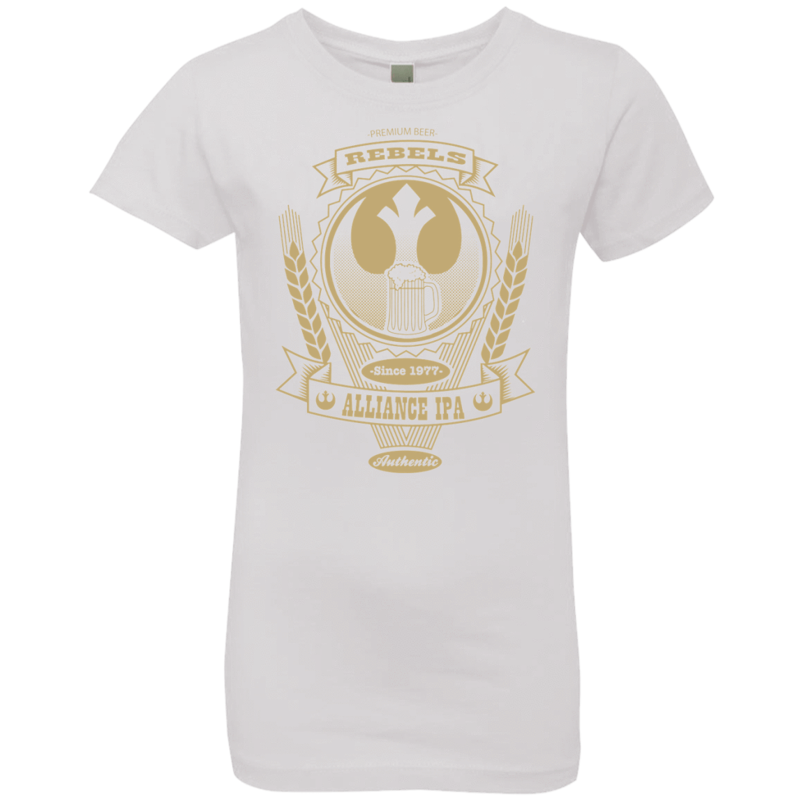 T-Shirts White / YXS Rebel Alliance IPA Girls Premium T-Shirt