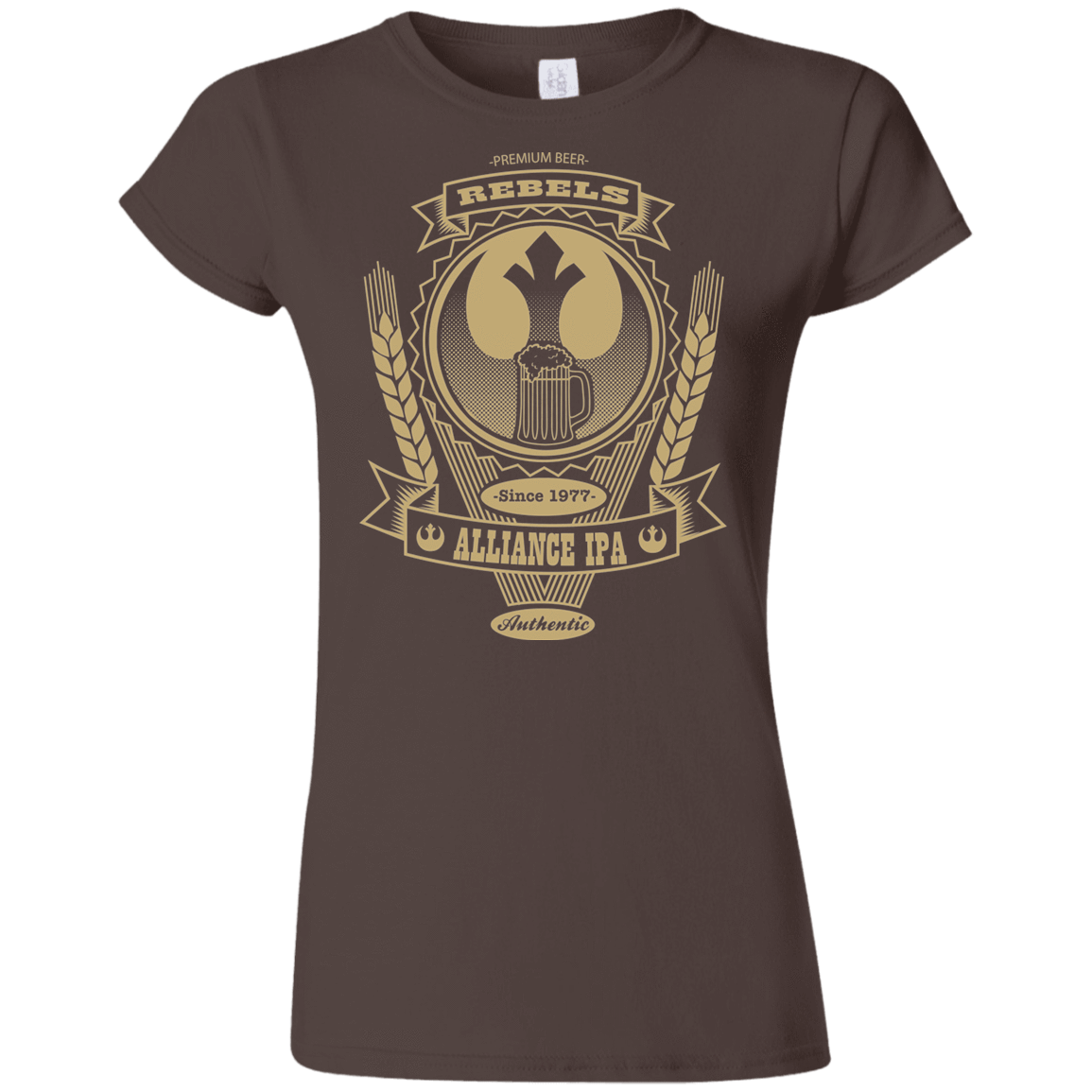 T-Shirts Dark Chocolate / S Rebel Alliance IPA Junior Slimmer-Fit T-Shirt