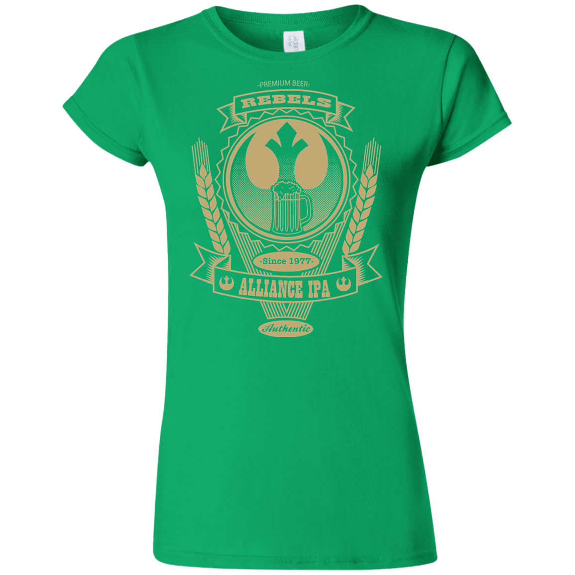 T-Shirts Irish Green / S Rebel Alliance IPA Junior Slimmer-Fit T-Shirt