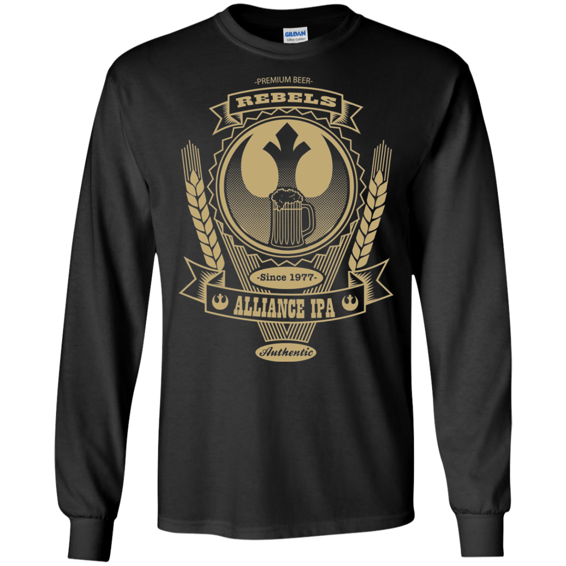 Rebel Alliance IPA Men's Long Sleeve T-Shirt
