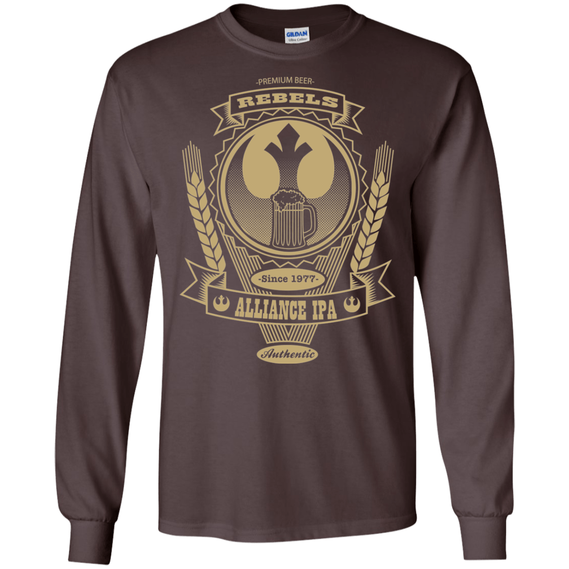 Rebel Alliance IPA Men's Long Sleeve T-Shirt