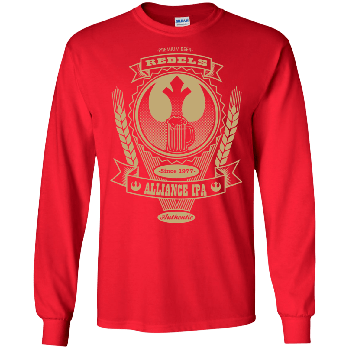 Rebel Alliance IPA Men's Long Sleeve T-Shirt